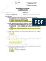 EXAM Intermediate Accounting 2