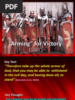 "Arming" For Victory: Lesson 7