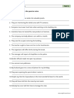 Pa012 Change To Passive Voice