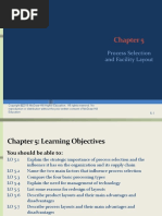 Process Selection and Facility Layout
