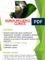 Human Influence On Climate