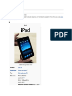 This Article Is About The Line of Tablet Computer Designed and Marketed by Apple Inc. For Other Uses, See