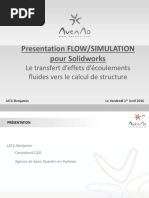 Formation SolidWorks en Ligne Gratuite L'interaction Fluide Structure Et Les Contraintes Thermo Mécaniques Sous Flow Simulation