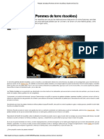 Patatas Risoladas (Pommes de Terre Rissolées) - Gastronomía & Cía PDF