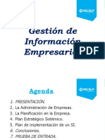 Semana1 - Información Empresarial - Gestion - Datos - CV