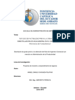 Tema:: Proyectos de Inversión y Emprendimiento de Negocios