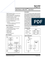 Thermal Sensor With SPI Interfa: Features Description