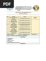 Informe de Velocidades