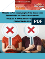 Fundamentos de La Psicopedagogía