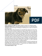 Pavlov's Dog Experiment: Study Conducted By: Ivan Pavlov