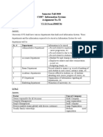 Semester Fall 2020 CS507-Information Systems Assignment No. 01