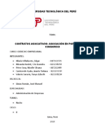 Contratos Asociativos y Contrato de Consorcio