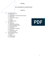 Hydrology Runoff Topics