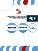 MBA-2019-2021 - Student Handbook PDF