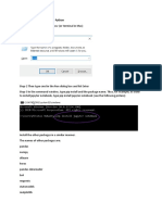 Installing Libraries in Python