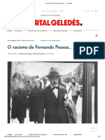 O Racismo de Fernando Pessoa... - Geledés