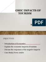 Economic Impacts of Tourism: Bba-Ho&M