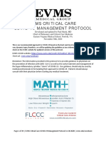 Evms Critical Care Covid-19 Management Protocol