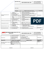 Job Hazard Analysis: Amichand Technological Pvt. LTD