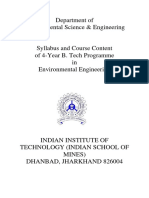 Department of Environmental Science & Engineering