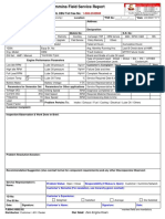 Cummins Field Service Report Free Download PDF Template PDF