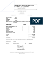 Factura Notaria Primera de Bogota