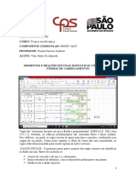 Momentos e Reações em Vigas Isostáticas