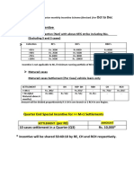 Oct To Dec: Running Collection (Net) With Above 65% Strike Including Bls