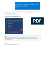 Opt Out of Sending Telemetry Data To Microsoft in The Dynamics 365 Guides Hololens App