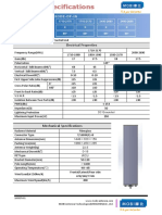 Product Specifications Product Specifications: Electrical Properties