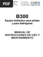 Manual de Mantenimiento y Operación B300 PDF