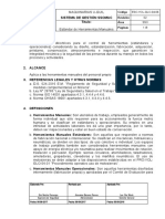 ESO-VOL-GLO-04-06 Estándar de Herramientas Manuales UG