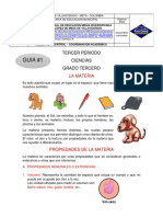 Guia de Ciencias Tema #1 La Materia PDF