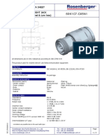 60K1C7-CX5N1: Technical Data Sheet 7/16 Straight Jack (7/8" Normal & Low Loss)