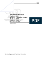 Audi - A4 - Workshop Manual - 2001 - 2020