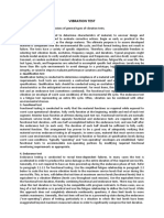 Vibration Test Types. 1. Development Test