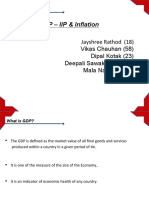 GDP - IIP & Inflation