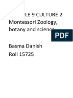 Module 9 Culture 2 Montessori Zoology, Botany and Science Basma Danish Roll 15725