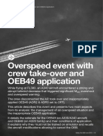 Overspeed Event With Crew Take-Over and OEB49 Application