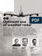 Optimum Use of Weather Radar