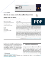 Zirconia in Dental Prosthetics: A Literature Review