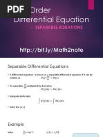 First Order Differential Part 2