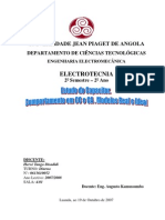 Estudo Do Capacitor em DC e AC - Modelos Real e Ideal