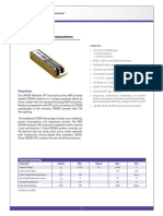 DWDM Multirate SFP Transceivers: Datasheet