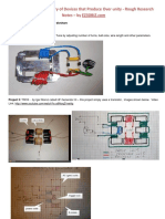 A Compilation/Summary of Devices That Produce Over Unity - Rough Research