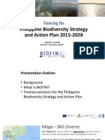 Financing The Philippine Biodiversity Strategy and Action Plan