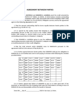 AGREEMENT BETWEEN PARTIES Hipona Vs de Guzman