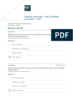 SAP Certified Application Associate - SAP S/4HANA Sourcing and Procurement - Mini