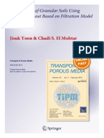 Groutability of Granular Soils Using Bentonite Grout Based On Filtration Model