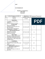 Planificare Calendaristica 2008-2009 Semestul I